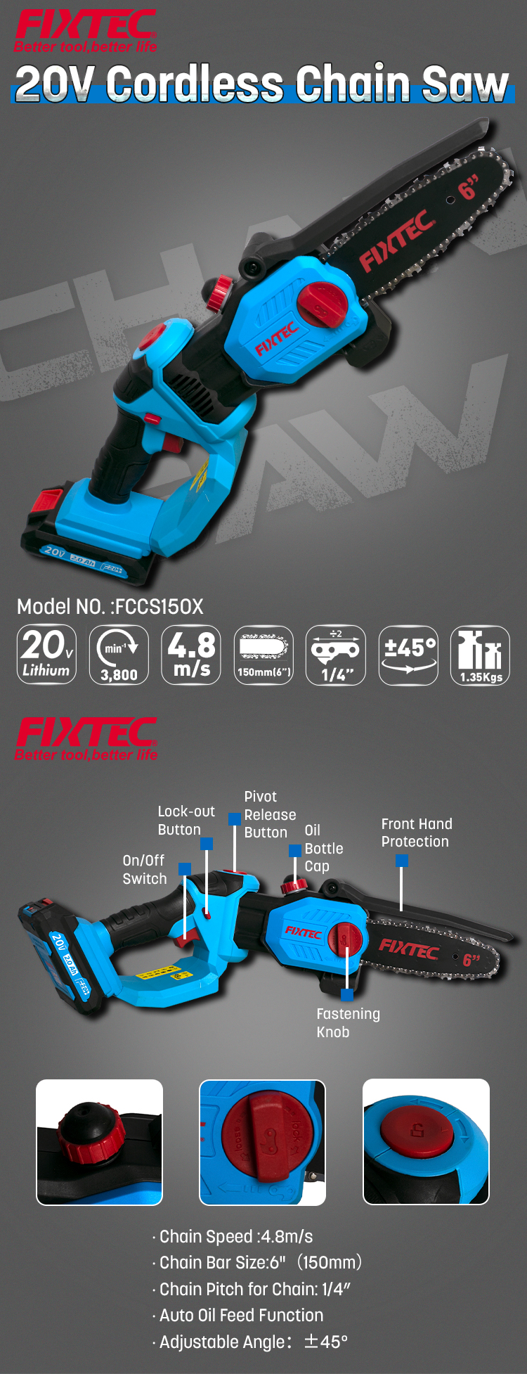 cordless chain saw منشار سلسلة لاسلكي