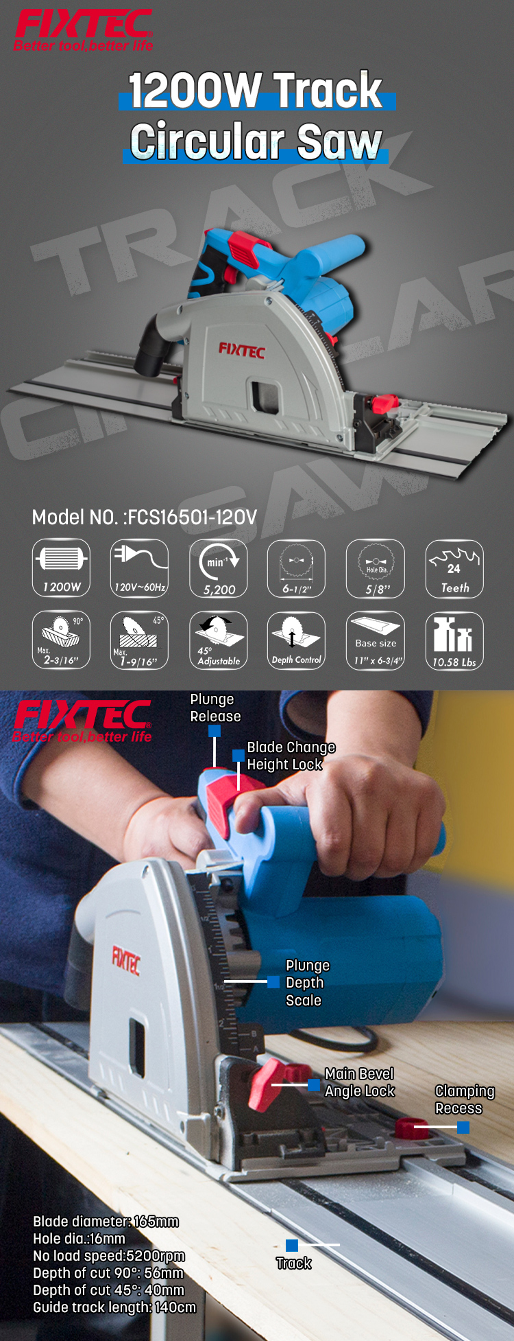 المسار منشار دائري