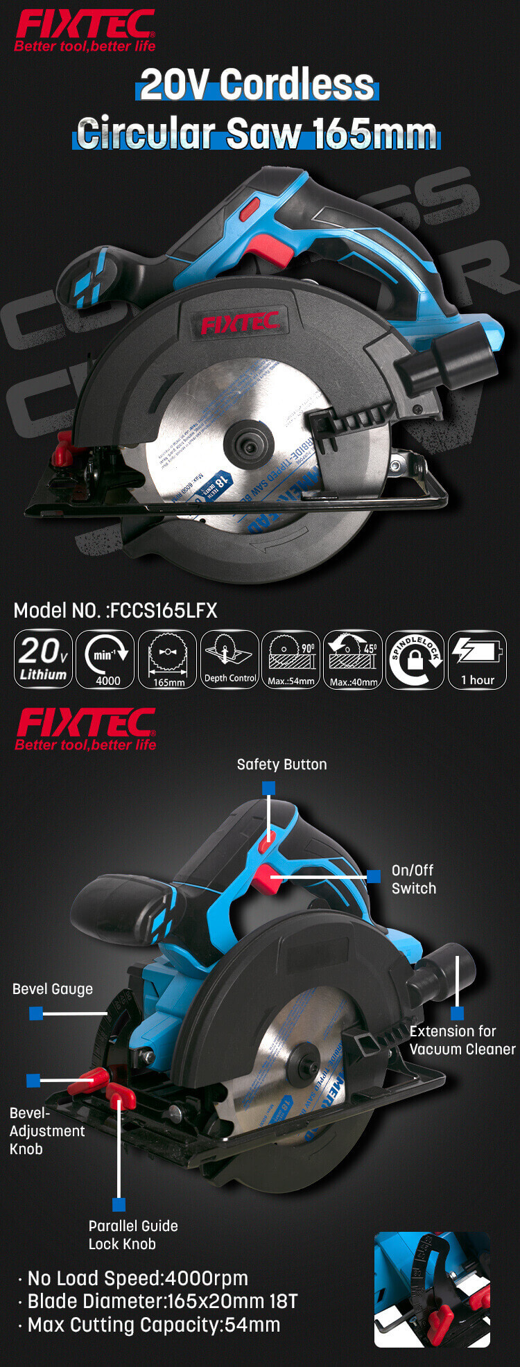 منشار دائري لاسلكي