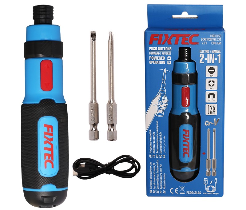 مفك براغي لاسلكي 4 فولت ليثيوم أيون