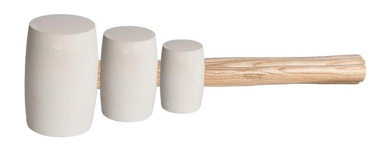 مطرقة مطاطية بيضاء