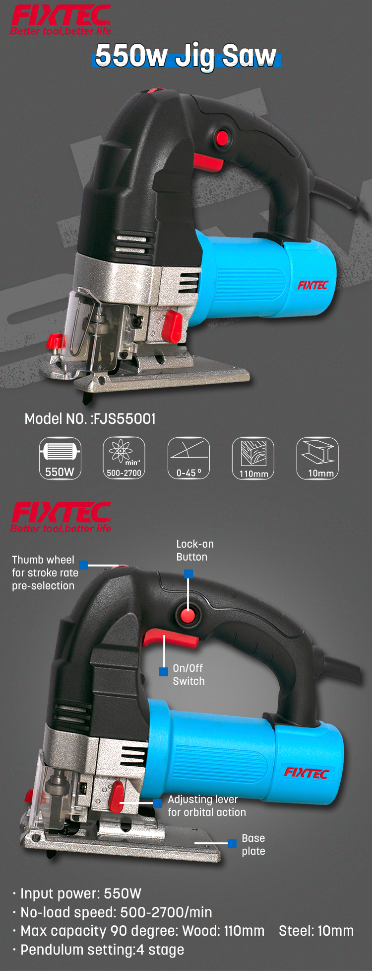 منشار تهزهز 550 واط