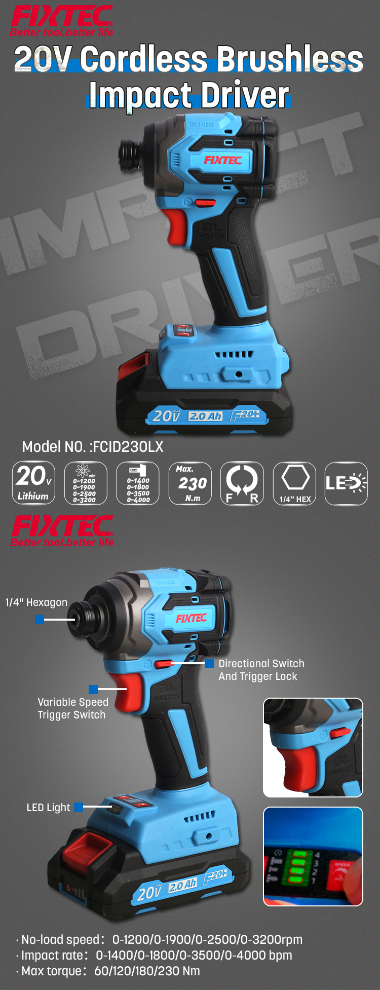 مفتاح تأثير يعمل بالبطارية