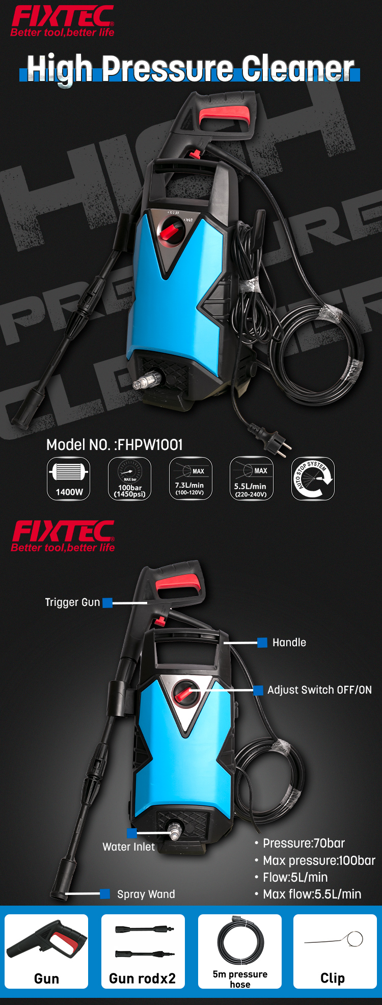 غسالة الضغط العالي المحمولة