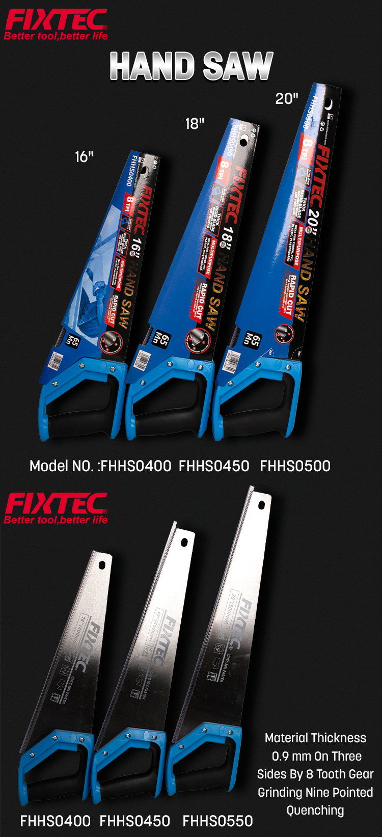 الأدوات اليدوية المنشار اليدوي