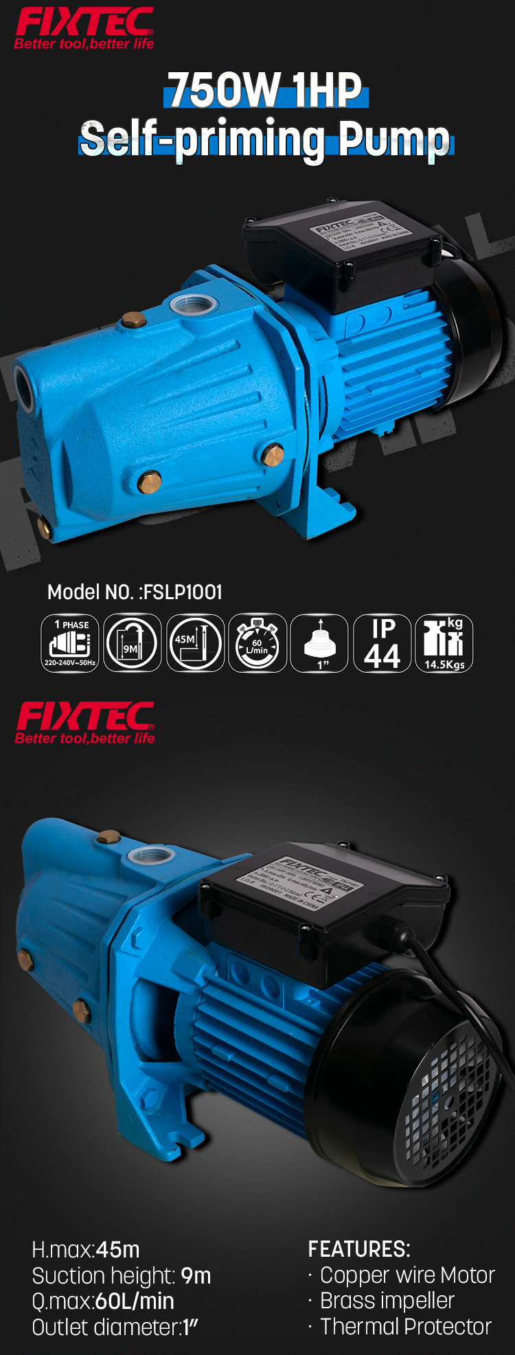 مضخة الطرد المركزي ذاتية التحضير